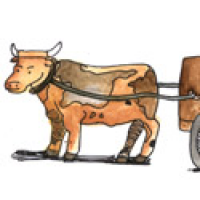 506 - 牛车
牛車
Oxcart/Bullock Cart